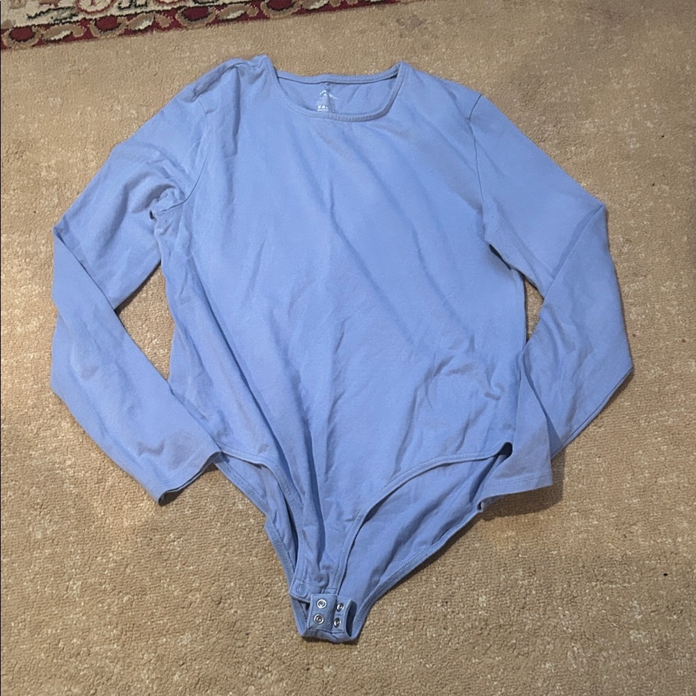 George Light Blue Kids Bodysuit